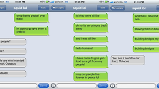 Texts From Cephalopods Is Everything You Imagine It Is